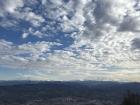 A panoramic view of the entire city of Oviedo from the top of a mountain
