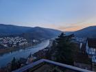 My favorite view of the Neckar River, taken from atop the Hirschhorn Castle in Hirschhorn, Hessen (a town near Heidelberg)