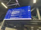 Display of departing trains from the Munich Central Train Station