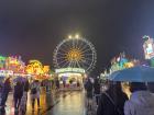Entrance to Oktoberfest, with the Ferris Wheel in the background