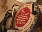 Coaster with common sayings from Shakespeare's time