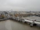 A view of the River Thames from the London Eye