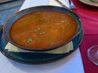 A traditional gulyás (beef stew)