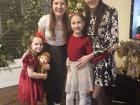 Christmas photo with my mentor and her daughters, Alyssa & Daniella