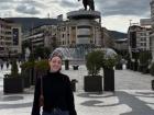During my visit to Skopje, I saw lots of statues. In the photo, you can see a statue of Alexander the Great.