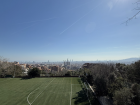 This is a soccer field outside of the city center. You can find them everywhere! 