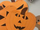 Arts and crafts with my 6th graders at school! They got to name the jack-o-lanterns they made!