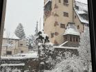 Der Blick aus meiner Wohnung nach dem Schneefall