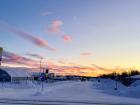 Sunrise in the Arctic Circle 