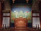 A really cool throne at the National Museum of Korea