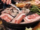 Korean barbecue restaurant where you get to pick the food and cook it yourself
