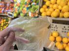 In grocery stores in Italy, everyone uses gloves when touching fresh produce to ensure the fruit and vegetables do not get the germs and bacteria from everyone touching them