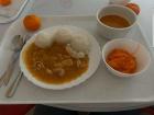 A meal Sona had for lunch in the school canteen