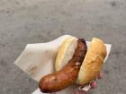 Bratwurst at Oktoberfest – My first bratwurst experience at the lively Oktoberfest in Germany.