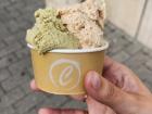 Pistachio and hazelnut gelato to go!