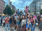 Mis amigos del programa y yo durante nuestra primera semana en Logroño/My friends from the program and I during our first week in Logroño