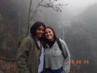My amiga y yo en un sendero en el sur de Argentina/My friend and I on a hike in the south of Argentina