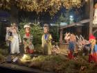 Traditional Cologne Puppets of the Three Kings Outside the Manger In a Cologne Christmas Market Display
