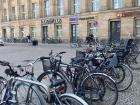 Bikes Locked Up Outside the Leipzig Hauptbahnhof (Central Train Station)