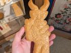 This is a cookie of the Ördög which the Hungarian version of the Krampus