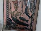 This is another siren/mermaid tile that I believe is connected to the astrology symbol Pisces