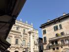 The "piazza" or the town square of Verona.