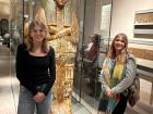 My sister Ava and I at the Egyptian Museum in Turin, Italy.