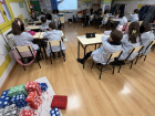 A second-grade classroom in Spain