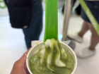 Llaollao frozen yogurt with pistachio cream