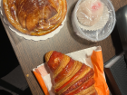 An example of a croissant or apple tart that a student may eat in the morning