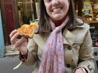 I got to enjoy a traditional French "gallette" from a Paris pattisserie