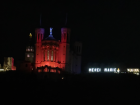 Fourvière Hill is lit up for the Festival of Lights