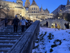 Snow in Budapest