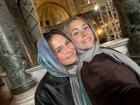 Rose and I in the Hagia Sophia!