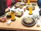 A delicious okonomiyaki dinner with friends!