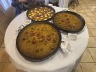 Spanish paella in the flavors of seafood and chicken