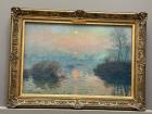 One of my favorite paintings, a sunset by Monet