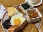 This is a vegetarian version of a traditional full Irish breakfast, or a "fry up," as the locals call it!