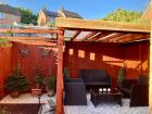 This is Paulina's outdoor seating area at her family's house outside of Belfast