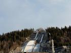 Another view of the ski jumps in Lillehammer. I would be too scared to try it!
