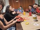 Me (in the back) pictured with my visual arts class I take at a local cultural center. I've made a lot of great friends there!