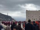 Ceremonial muskets being fired along the harbor in Dubrovnik’s Old Town--and yes, they’re even louder in person!