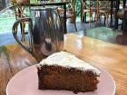 Carrot cake break: From my favorite local spot, Urban Cafe.