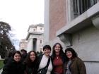In Madrid, group picture with friends!