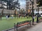 Playground in a park in Salamanca, where kids can run, play and have fun