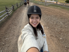 Here I am riding a horse, summer in Mongolia is the perfect time to enjoy the beautiful outdoors and comfortable weather