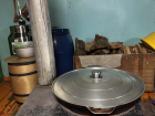 The stove in the center keeps the ger warm and is used for cooking, but it also burns coal, contributing to the smoky air and pollution outside