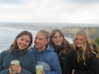 My friends and I off the coast of Ireland
