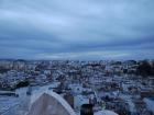 This is a view of the city of Tangier from a restaurant at Iftar