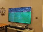 This game has a lot of names: soccer (U.S), football (Europe), and Korat alQadem (Arabic). It is my host brothers favorite sport to play and watch, and I watched a few matches with my host family